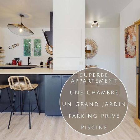 Appartement T2 : Jardin, Piscine, Parking A แซ็งต์-แมกซีม ภายนอก รูปภาพ