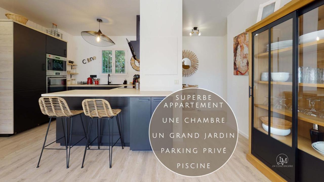 Appartement T2 : Jardin, Piscine, Parking A แซ็งต์-แมกซีม ภายนอก รูปภาพ